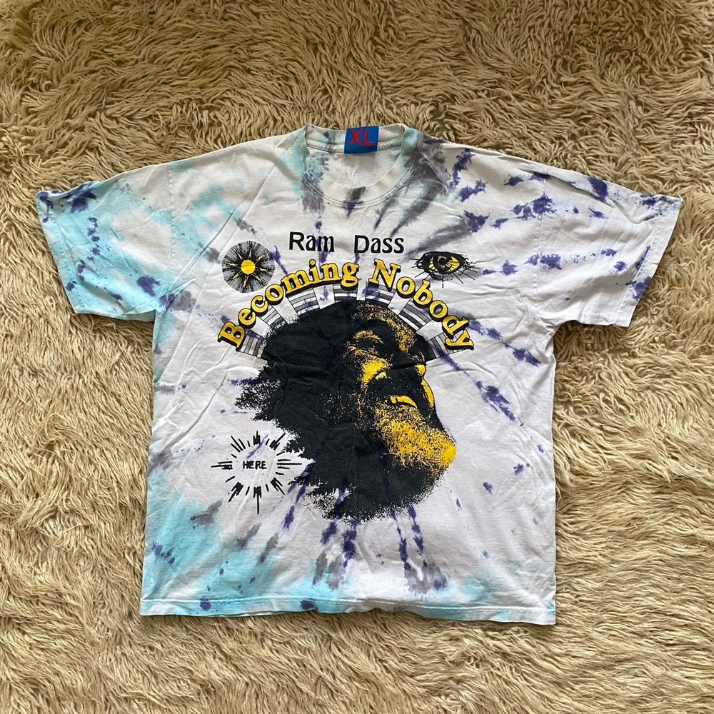 Rare Online Ceramics x Ram Dass XL T-Shirt “Becoming Nobody” / “Everyone’s Busy